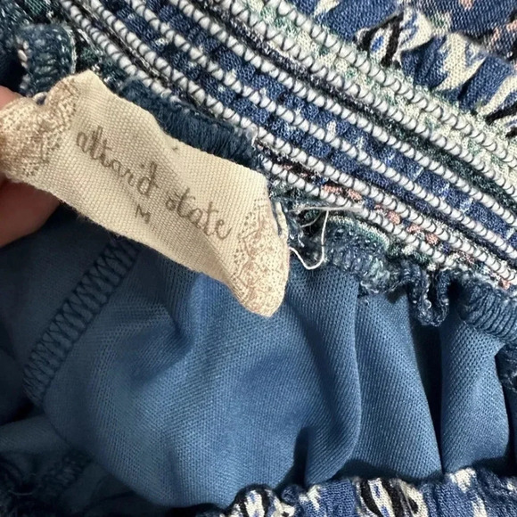 Altar’d State Size M Pull On Blue Boho Shorts Lined booty shorts - Picture 5 of 5